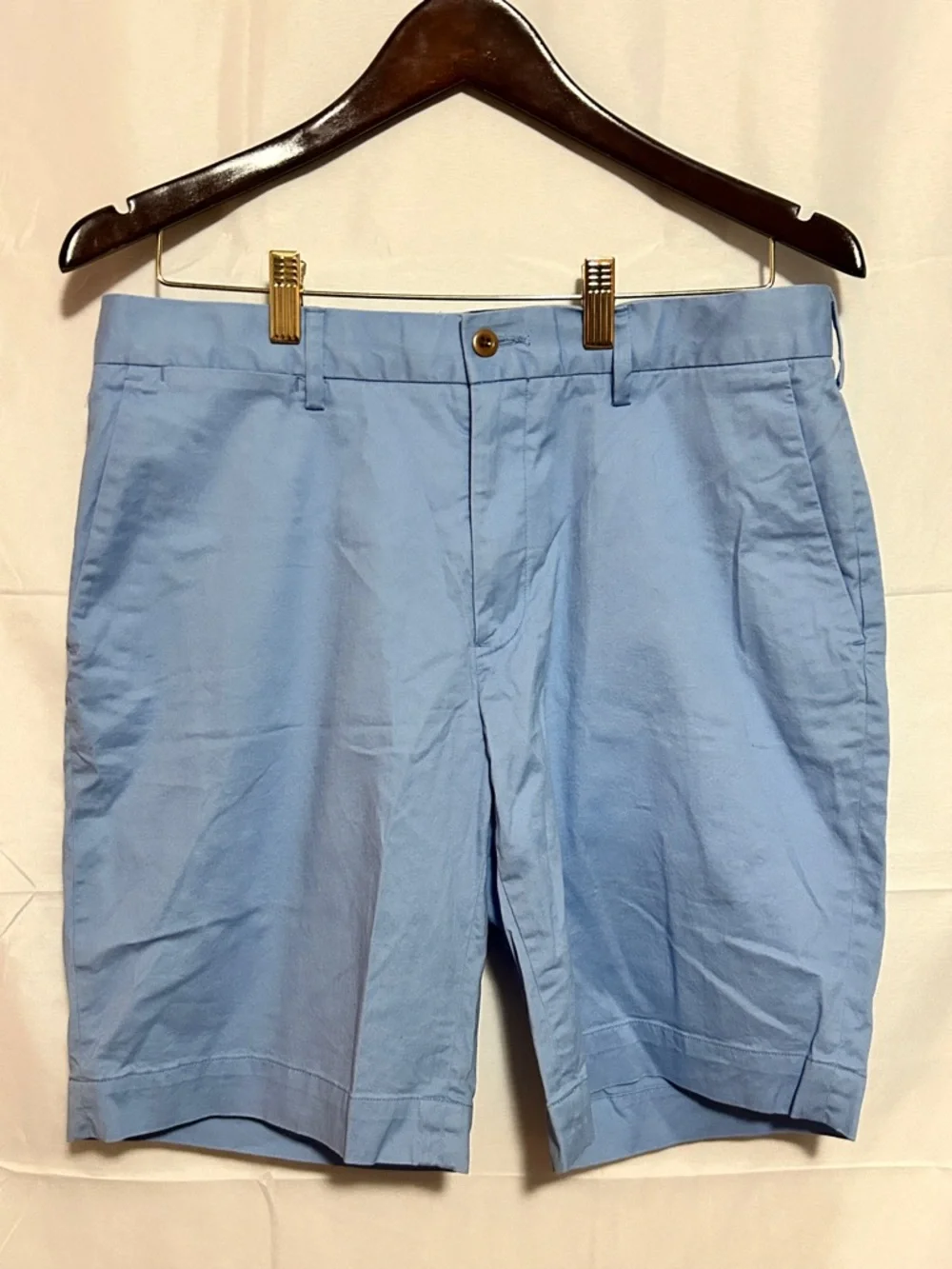 Polo Ralph Lauren Light Blue Shorts Stretch Classic Fit Size 31